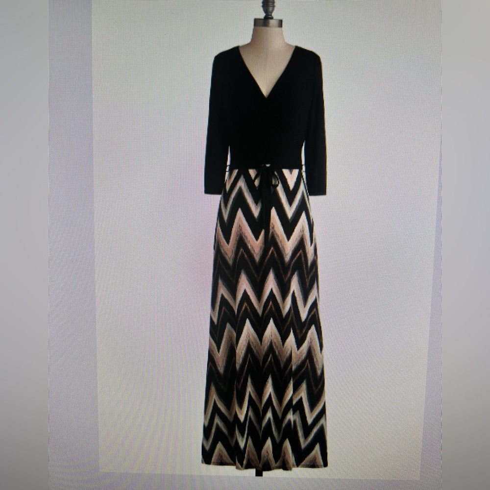 ModCloth Chevron Maxi dress
